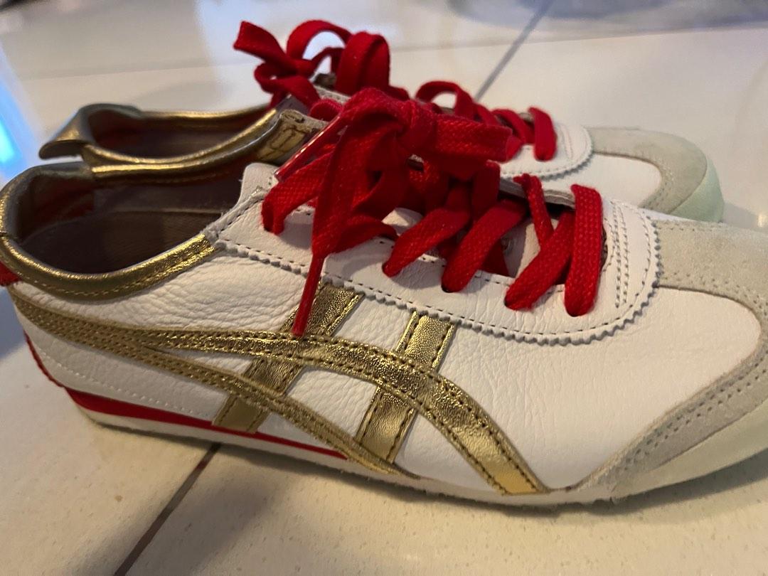 Onitsuka Tiger (Category: Sneakers) located in Singapore. Submitted by yogipopo (Listing ID 1192339546, Image 2). Description: Limited edition. Too tight for me. Worn twice. See photo for actual size. .