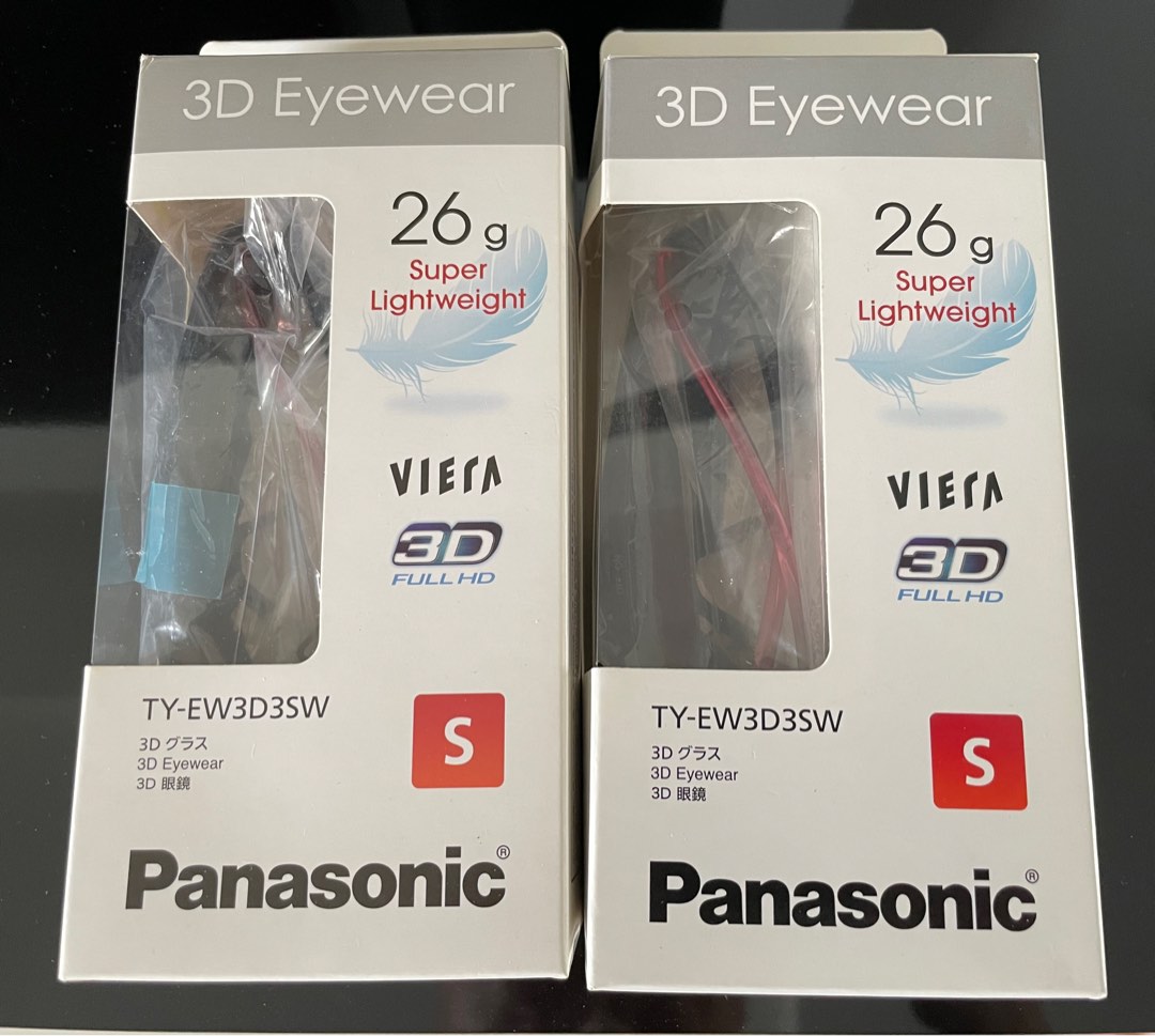 Panasonic 3D Glasses (2 pairs), TV & Home Appliances, TV ...