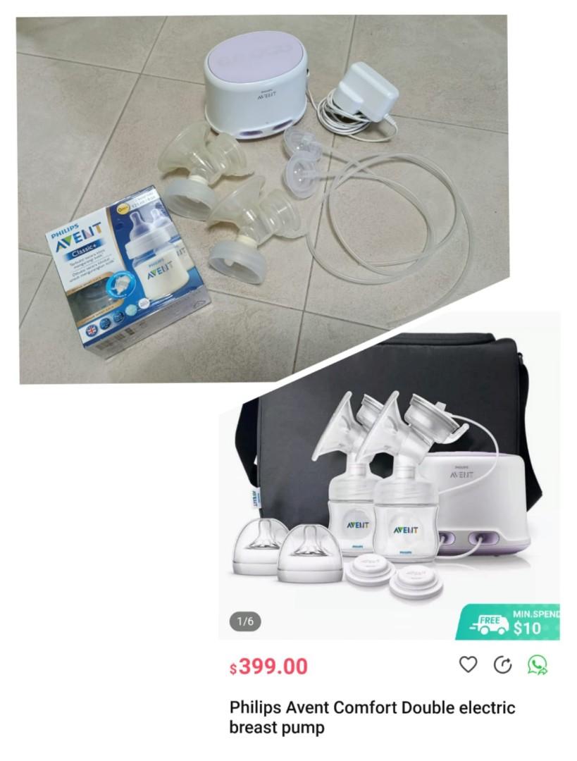 Philips avent comfort double electric breast pump set sales