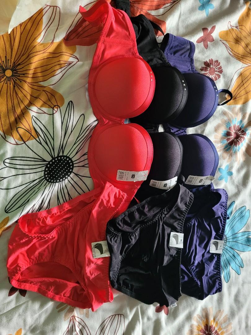 Pierre cardin bra set C75, Women's Fashion, Activewear on Carousell