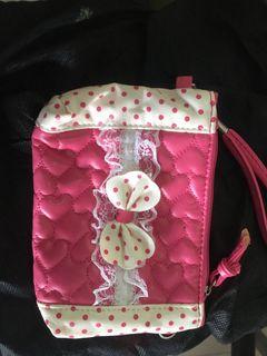 Pink pouch