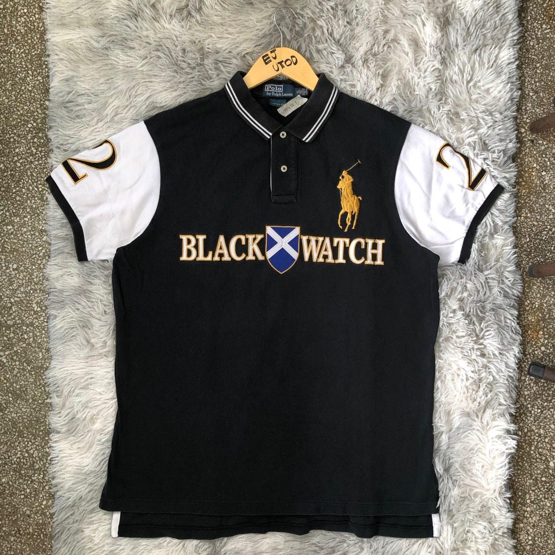 Black watch clearance polo shirt sale