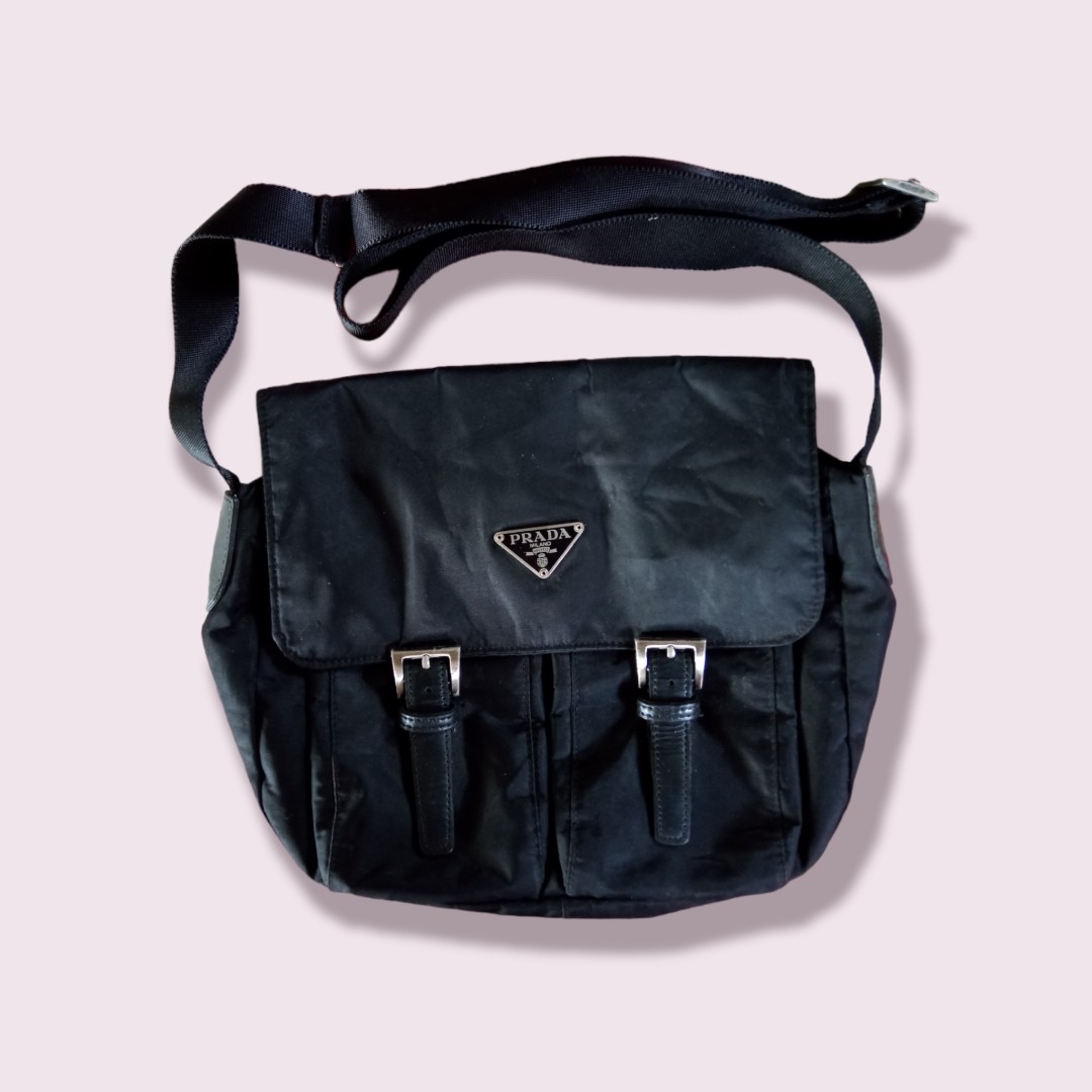 Prada Cros body bag, Luxury, Bags & Wallets on Carousell