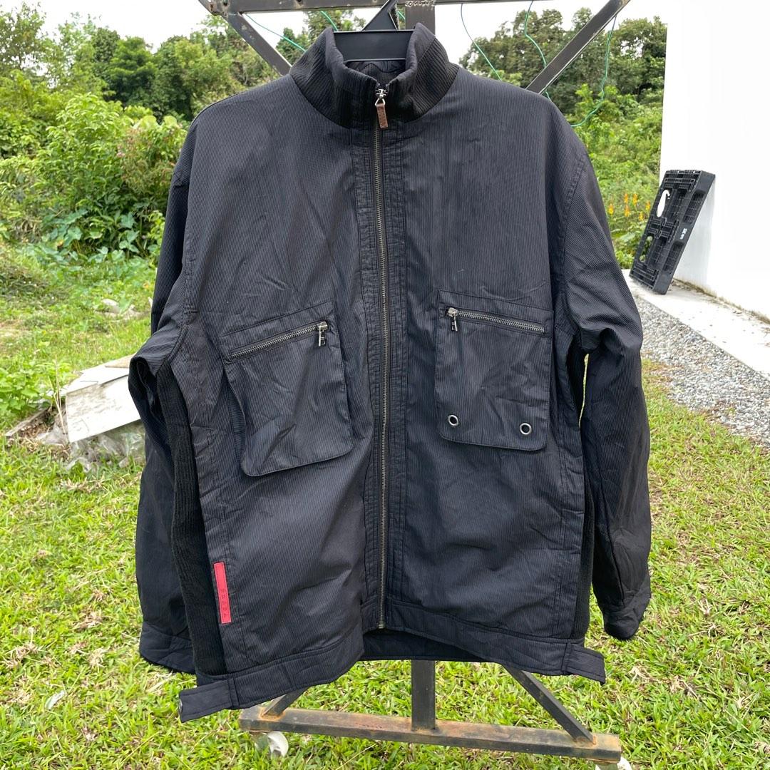 Prada Jacket (Category: Coats, Jackets and Outerwear) located in Kuala Terengganu. Submitted by wcbundlestore (Listing ID 1192245845, Image 2). Description: Condition 9/10 pit -25 labuh - 31.