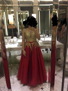 Red Evening Gown