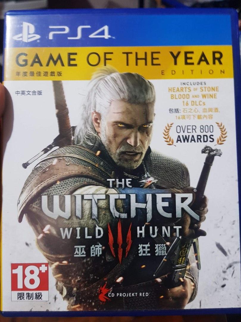 PS4 The Witcher Game of the Year Edition, Video Gaming, Video Games