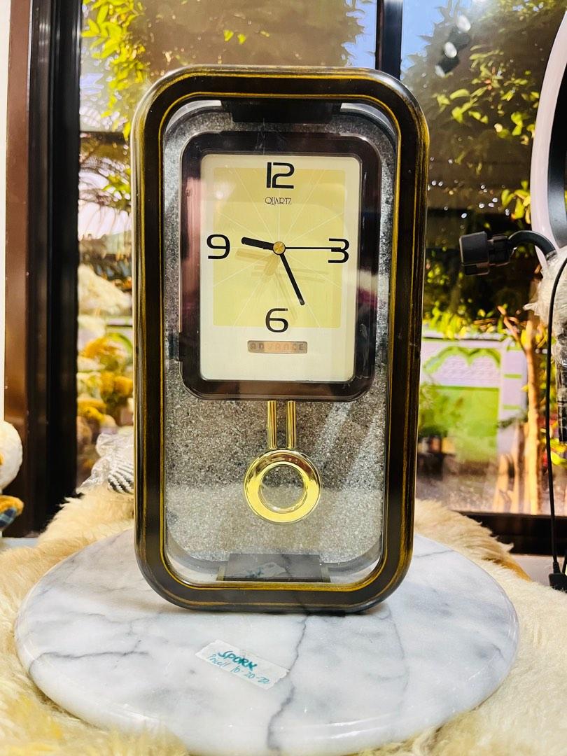 Quartz Advance Table/Wall Clock swinging pendulum, Furniture & Home ...