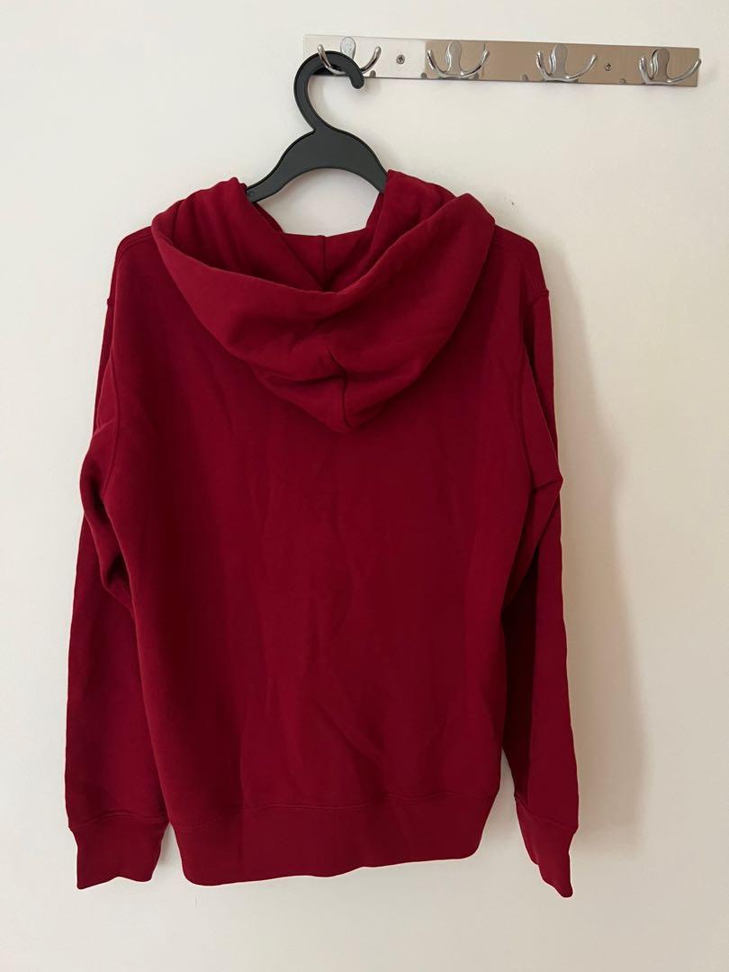 Red hoodie uniqlo Clearance