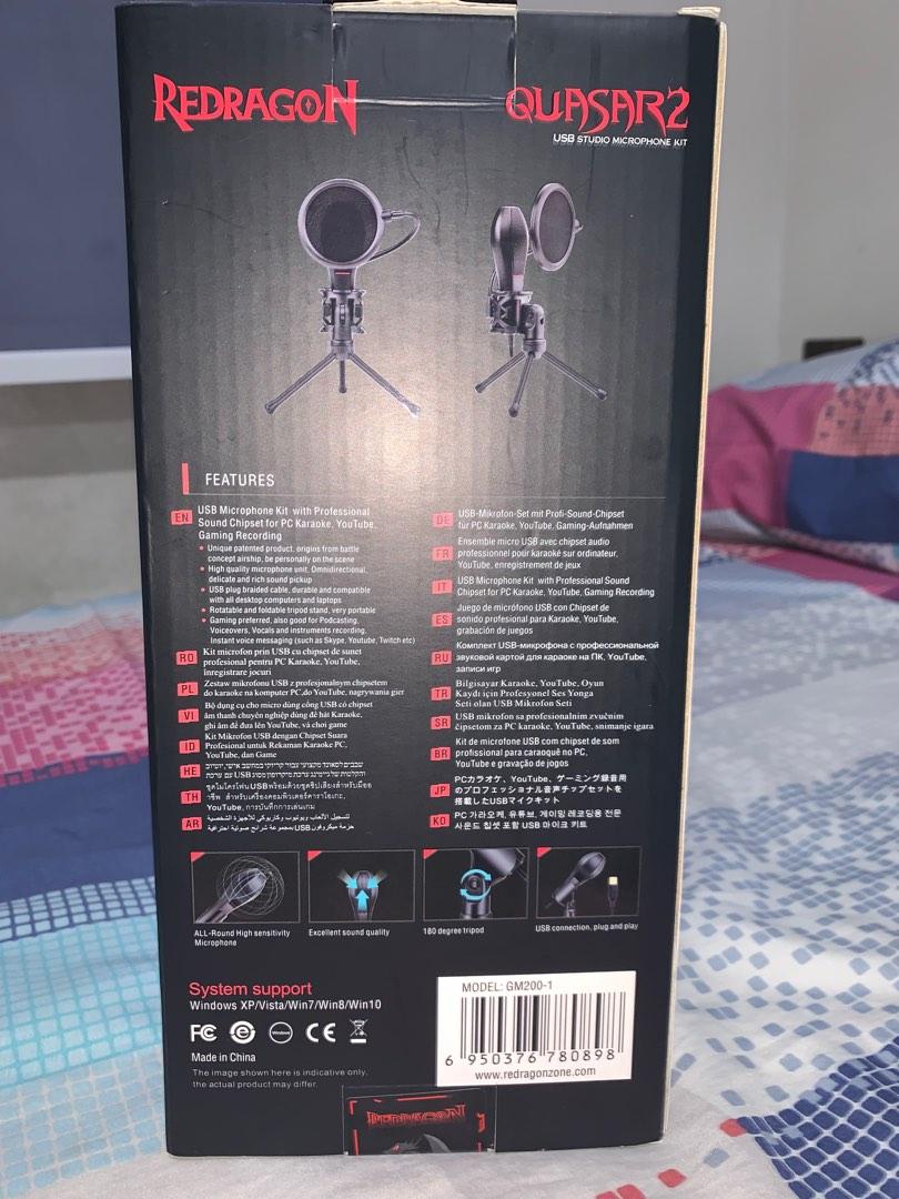 Redragon Quasar 2 GM-200, Audio, Microphones on Carousell
