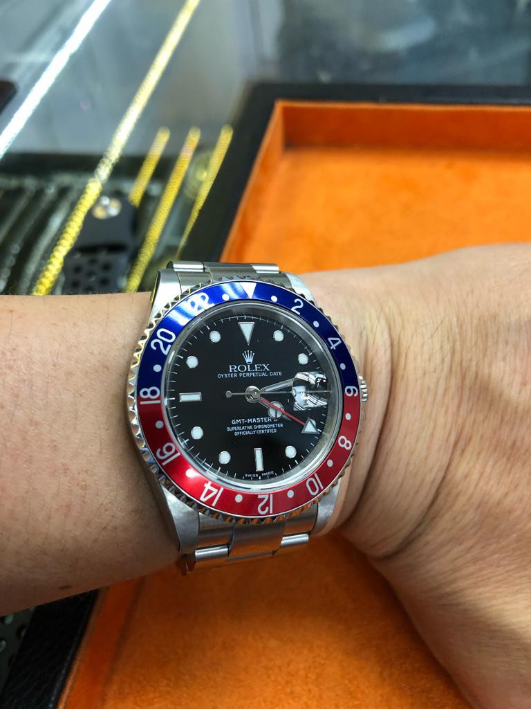 Rolex Pepsi GMT 16710, Luxury, Watches on Carousell