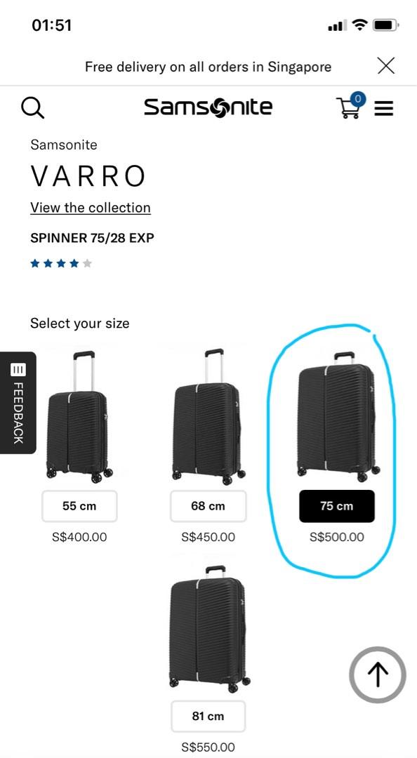 Samsonite luggage suitcase , Hobbies & Toys, Travel, Luggage on Carousell