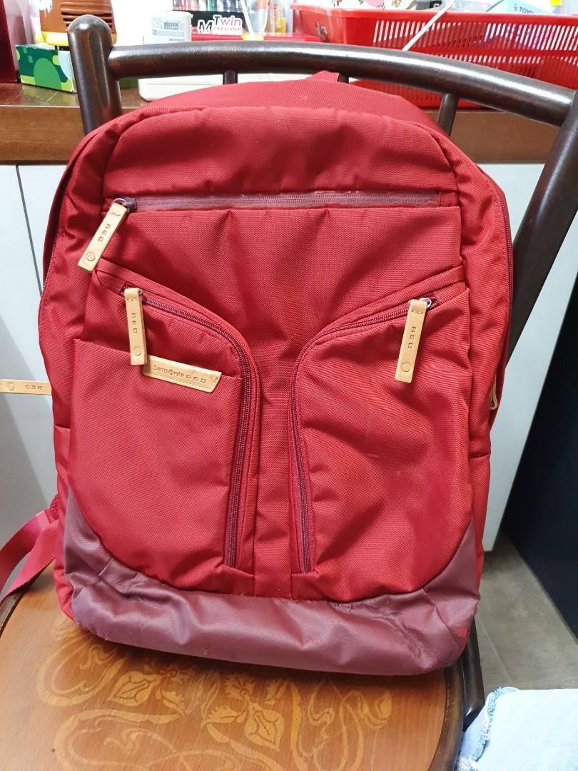 Samsonite RED backpack, Women's Fashion, Bags & Wallets, Backpacks on