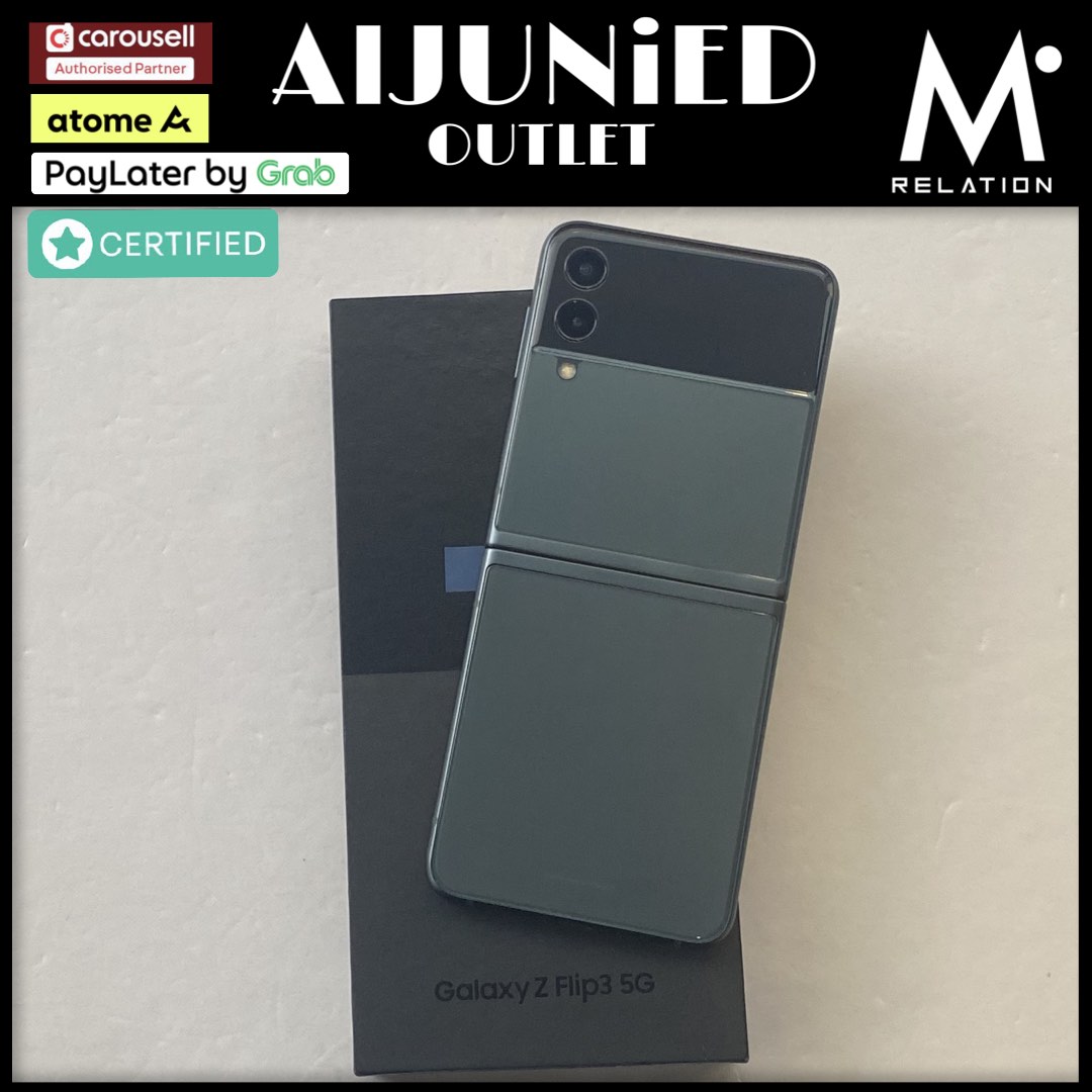 Samsung Galaxy Z Flip 3 5G 128GB CDMA/GSM Unlocked - Green main image 1