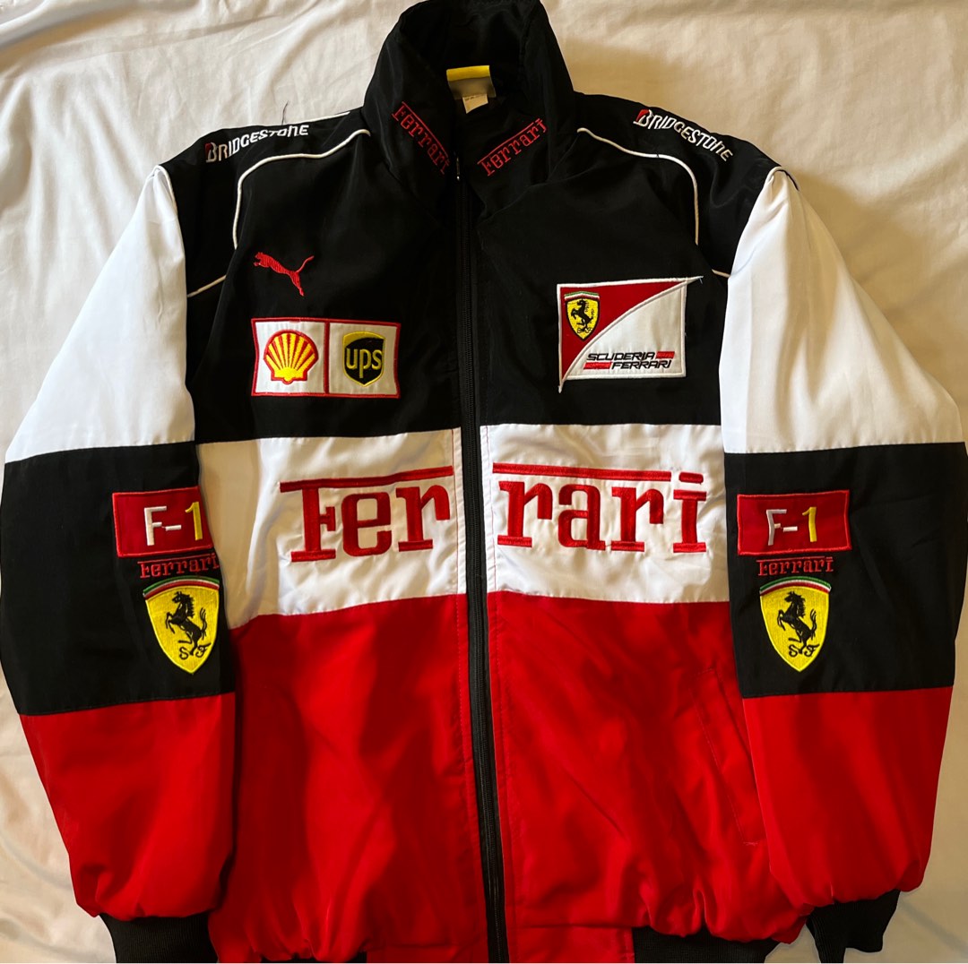 Scuderia Ferrari Formula One F1 Oversized Bomber Jacket, Men