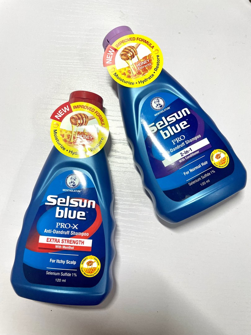 Selsun Blue AntiDandruff Shampoo Bundle, Beauty & Personal Care, Hair