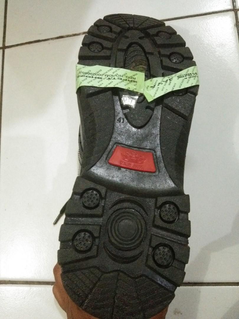 Sepatu safety shoes merk King, Fesyen Pria, Sepatu , Sepatu Boot di