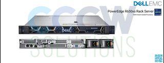 Server - Dell PowerEdge Rack Server R650xs  Silver 4310"  ▫️ Chassis: 	2.5" Chassis with up to 8 Hard Drives (SAS/SATA), 1 CPU