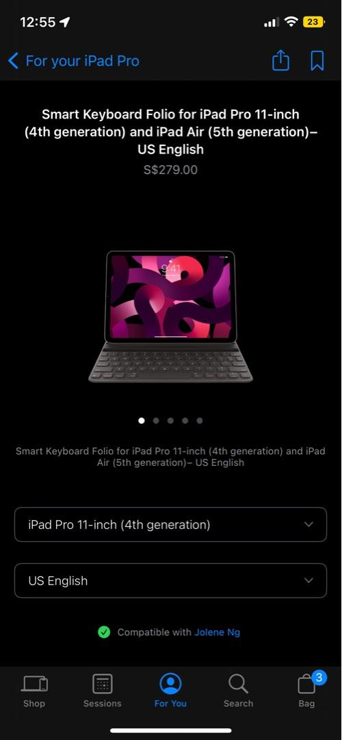 Smart Keyboard Folio for iPad Pro 11-inch (4th generation) and