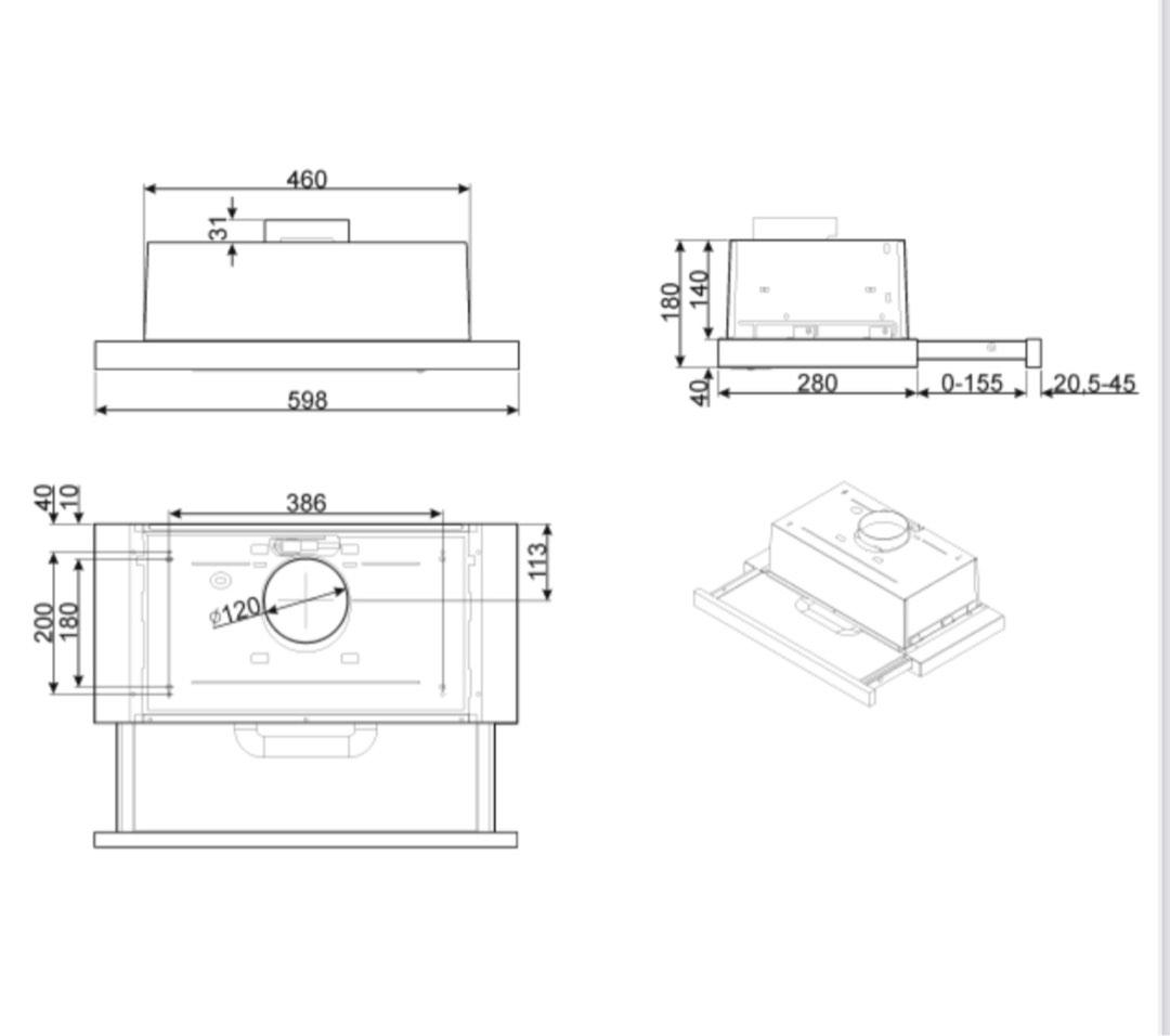 Smeg Range Hood 60cm, TV & Home Appliances, Kitchen Appliances, Other