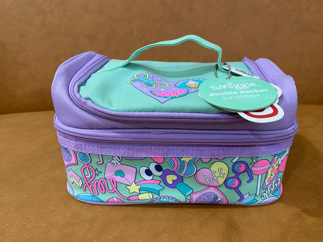 Smiggle Double Decker Lunch Box, Babies & Kids, Going Out, Other Babies ...