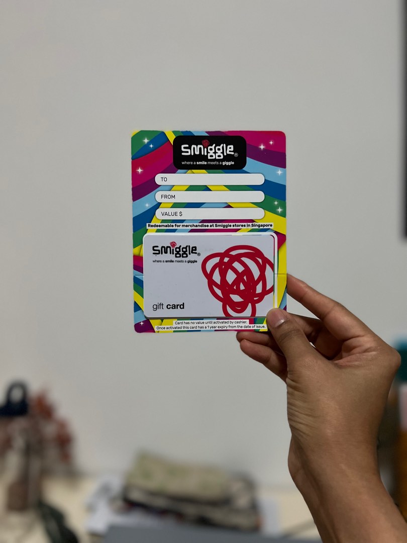 Smiggle gift card worth 100, Hobbies & Toys, Stationery & Craft, Stationery & School Supplies