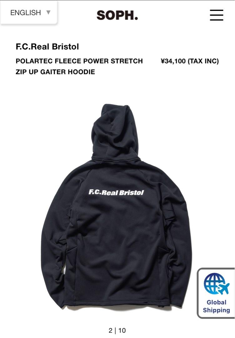 SOPH. F.C.Real Bristol Polartec fleece hoodie jacket, 男裝, 外套及