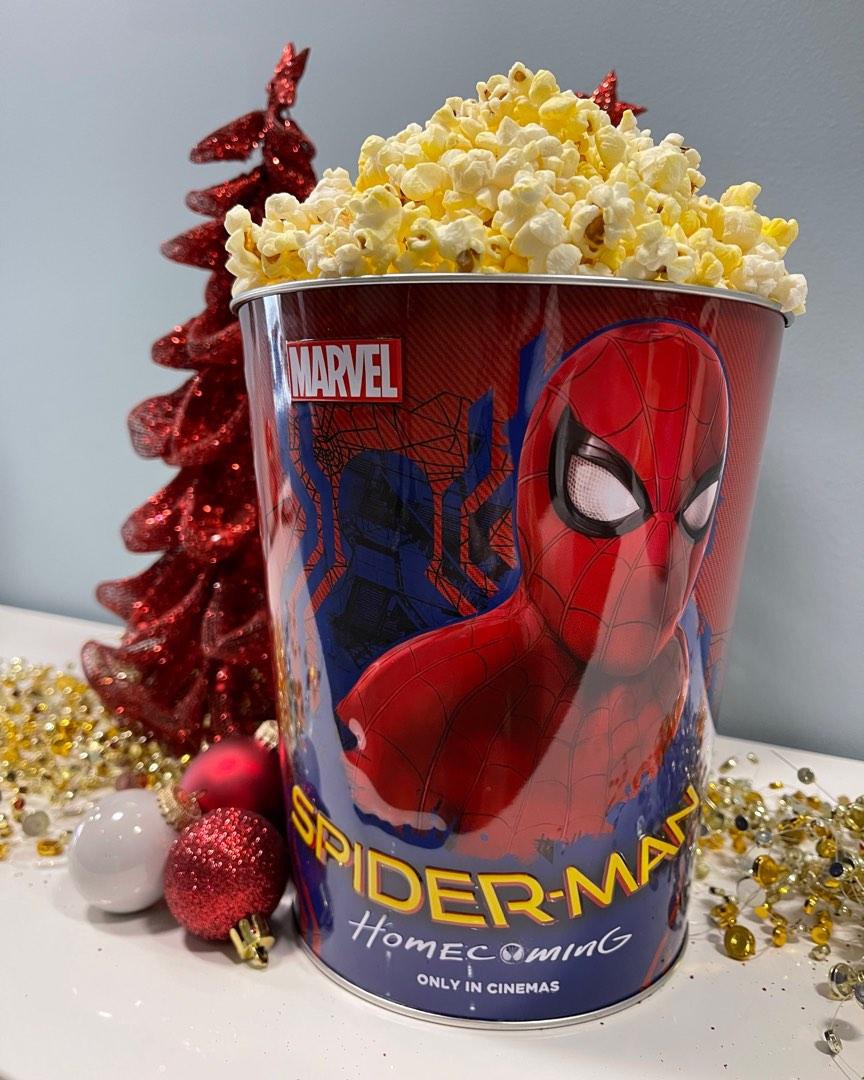 SpiderMan popcorn bucket, Food & Drinks, Gift Baskets