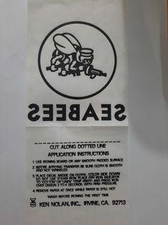 Stencil USN Seabees original