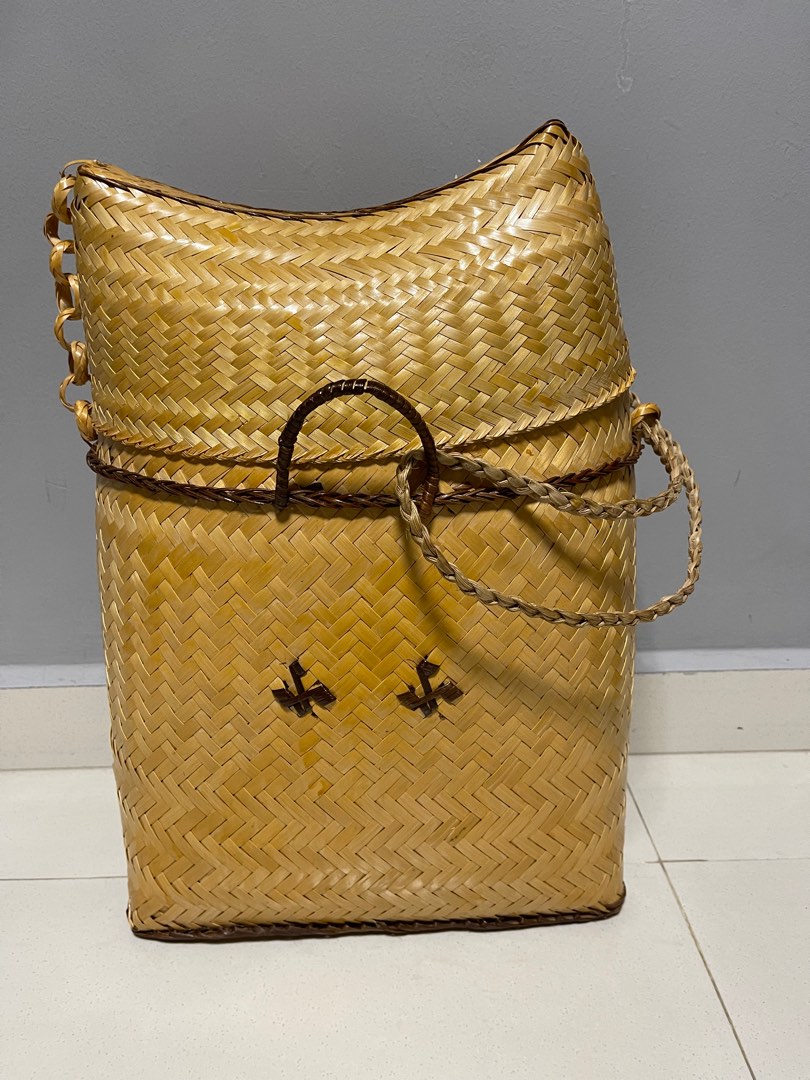 straw backpack, Women's Fashion, Bags & Wallets, Backpacks on Carousell