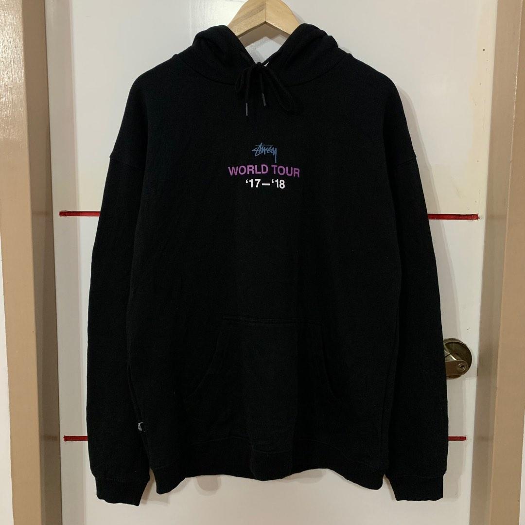 Stussy Tribe World Tour Hoodie, Men's Fashion, Tops & Sets, Hoodies on ...