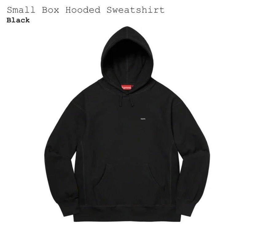 SUPREME Small Box Hooded Sweatshirt, 男裝, 上身及套裝, 衛衣- Carousell