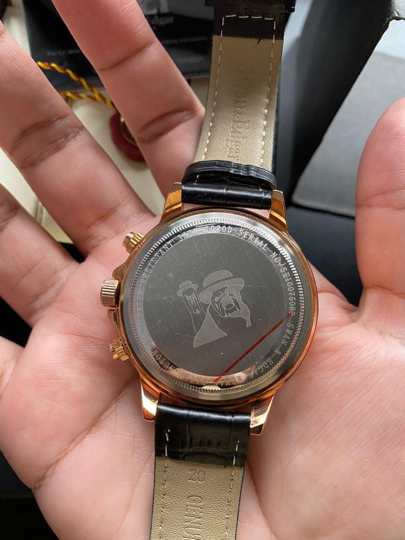 Swan Edgar Automatic Moonphase Roman day datr, Men's Fashion, Watches