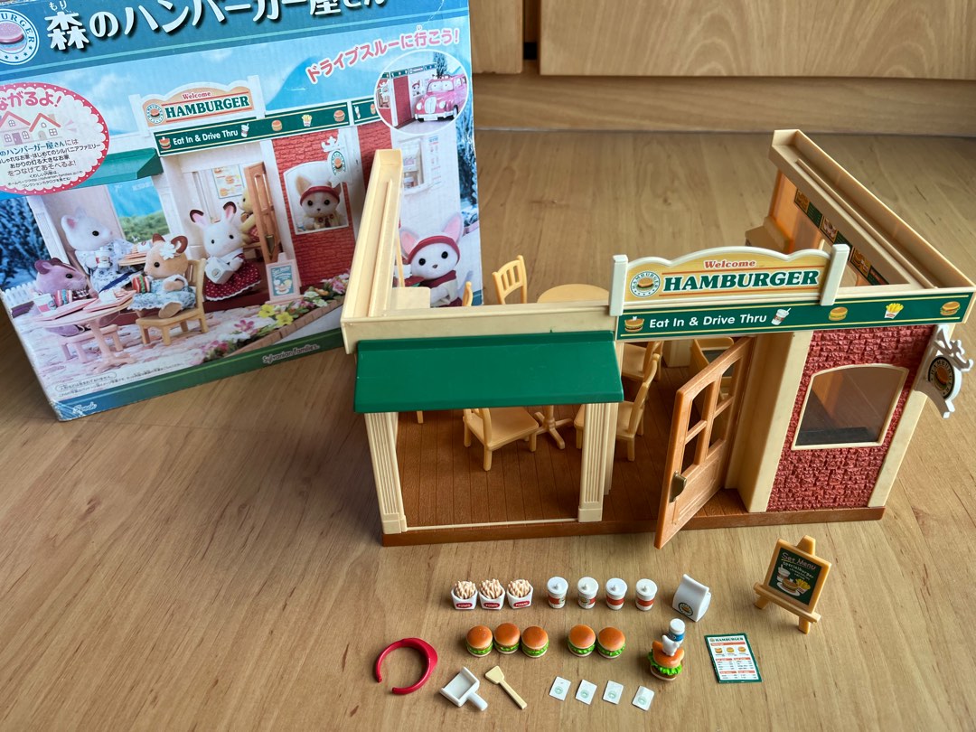 Sylvanian families 2025 hamburger shop