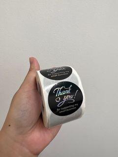 Thank you stickers
