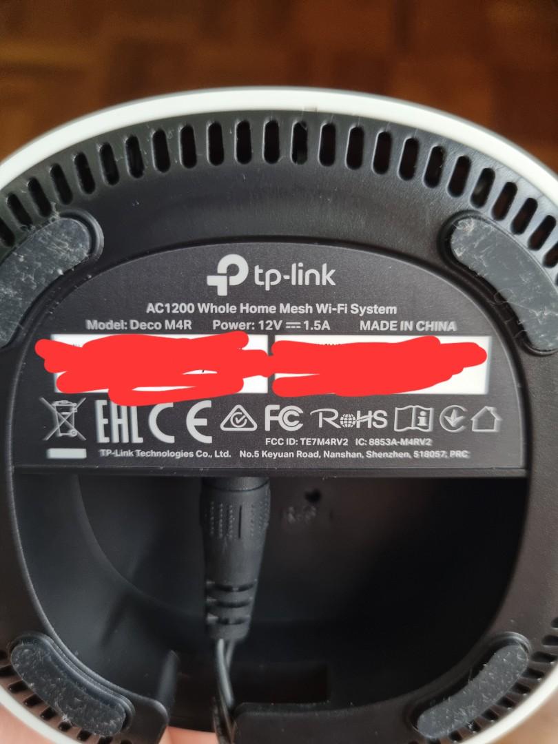 TPlink Deco M4R home mesh WiFi system (set of 3), Computers & Tech