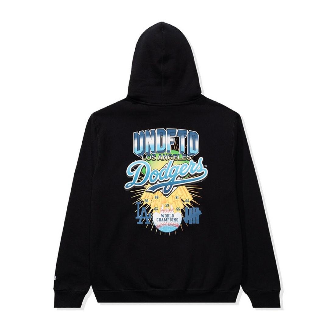 UNDFTD x LA DODGERS NEW ERA CHAMPIONS HOODIE, Men's Fashion, Tops