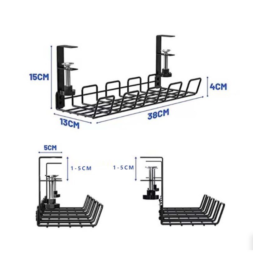 Under table Rack Mount Cable Management Organizer, Computers & Tech