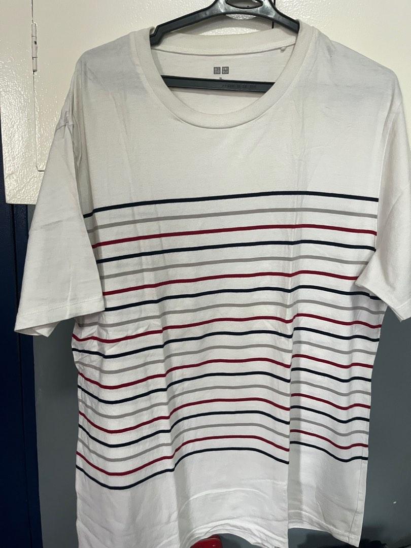 Uniqlo Striped Shirt (Category: Tshirts & Polo Shirts ) located in Manila. Submitted by darthmond2 (Listing ID 1192232899, Image 2). Description: Php 300 shipping from Manila at buyer's cost Size XL Fixed price. Will not respond to haggling requests.Grab or Lalamove no LBC.