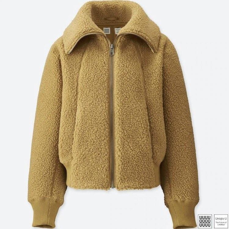 Uniqlo sherpa coat clearance