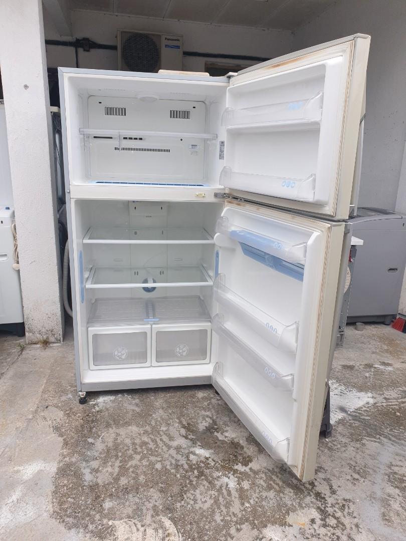 Used LG 2 doors fridge 500L, refrigerator peti sejuk peti ais, good