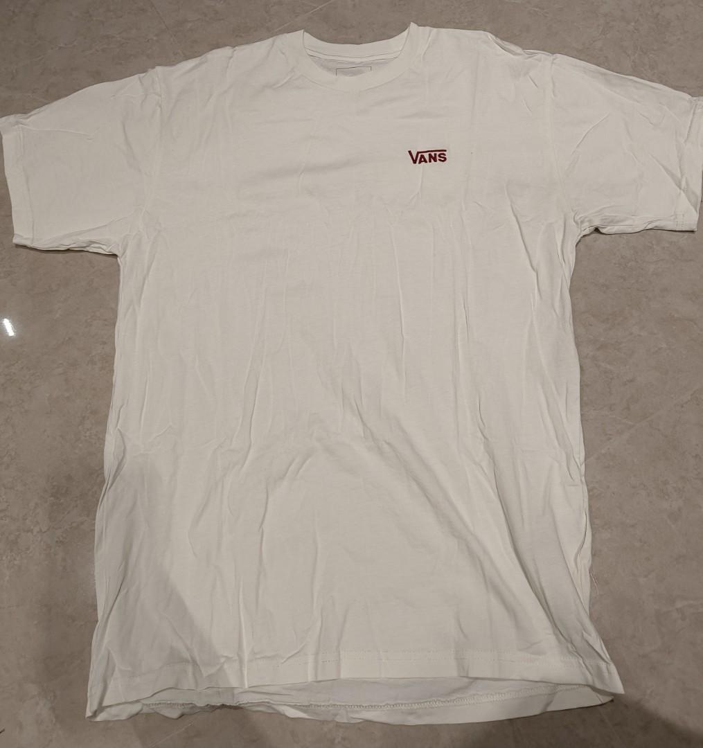 White vans shirt mens sale