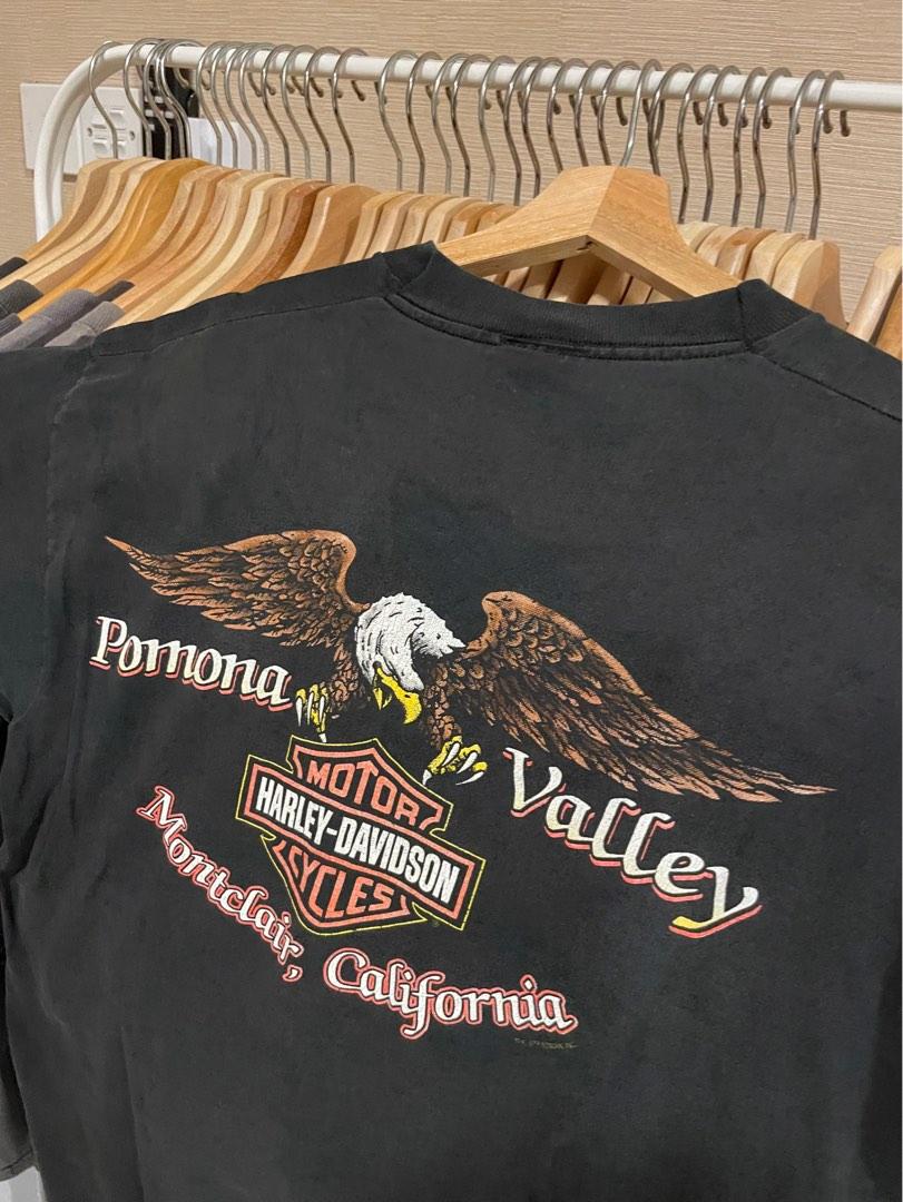 Vintage 1990s Harley Davidson Pomona Valley, Men's Fashion, Tops & Sets ...