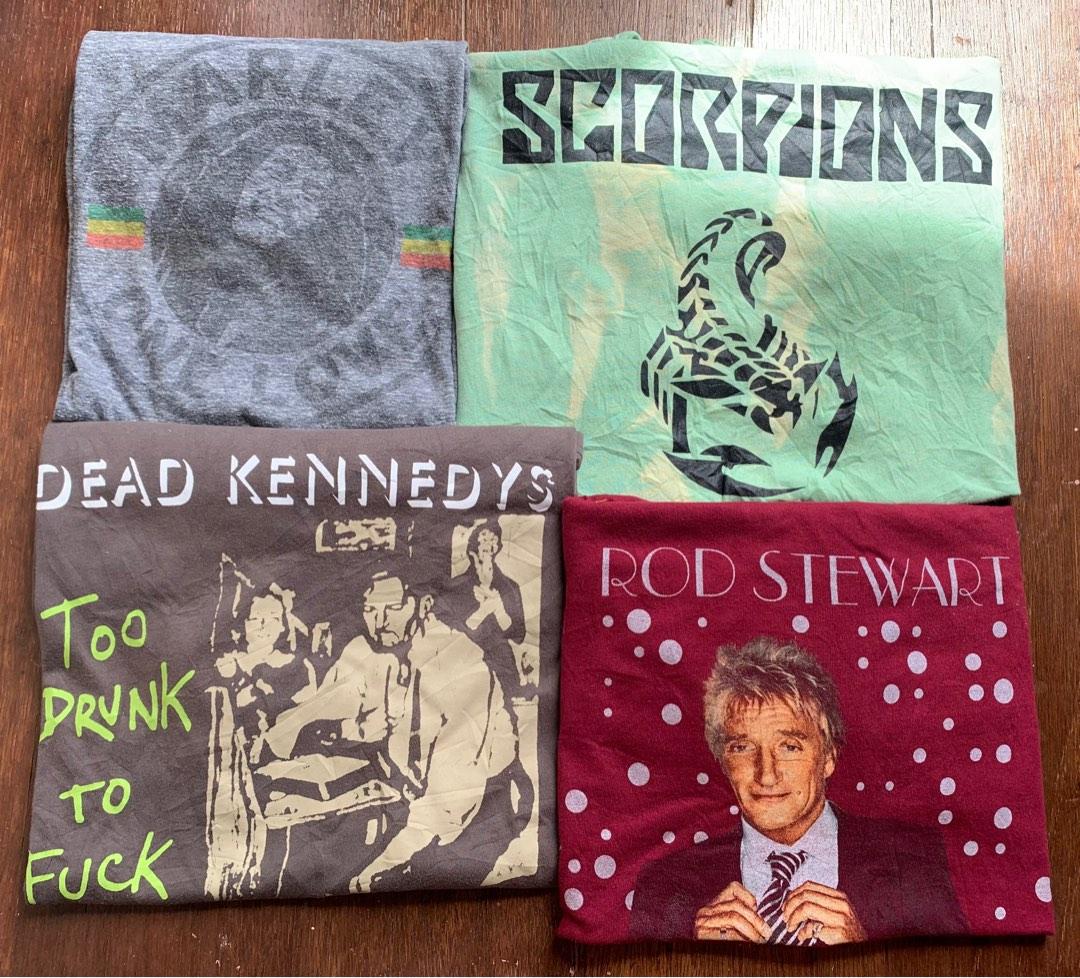 Vintage Band shirts, Men's Fashion, Tops & Sets, Tshirts & Polo Shirts