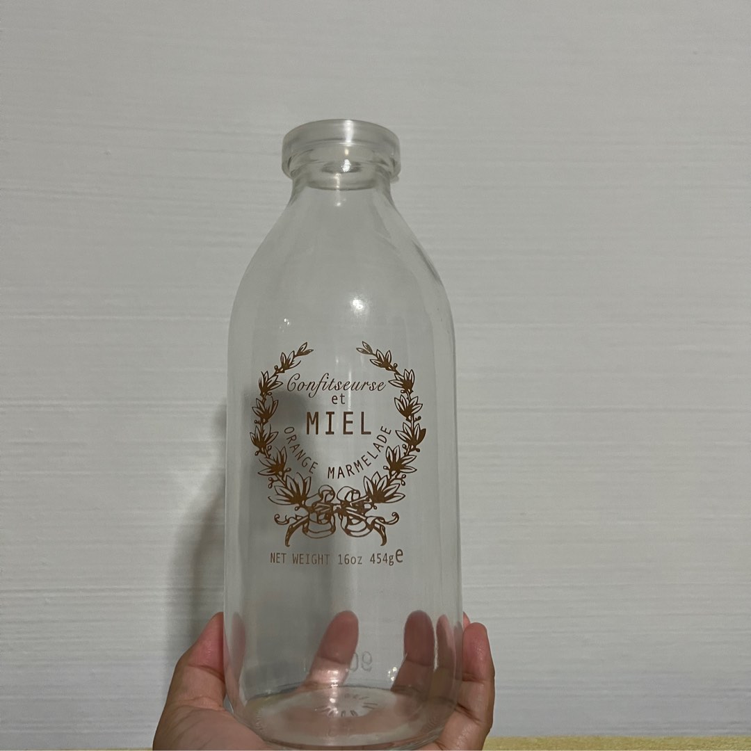 Vintage Display Glass Bottle / Milk Bottle, Furniture & Home Living