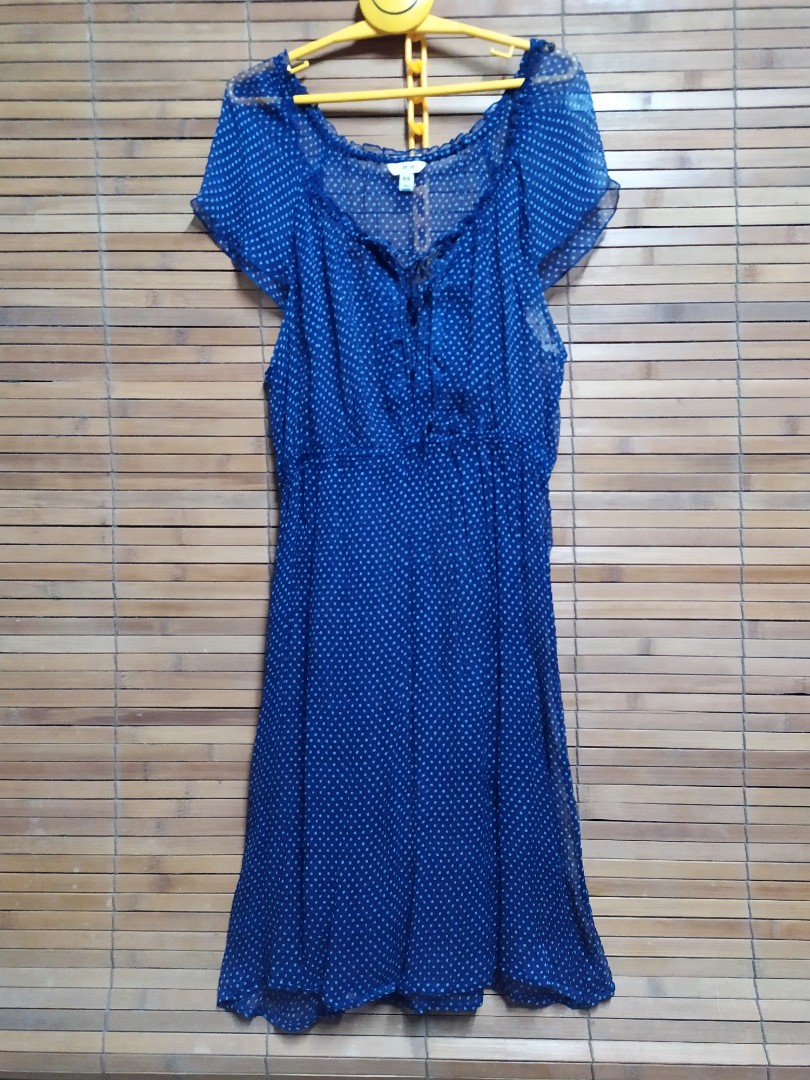 Vintage Early 2000s Polka Dot Midi Dress Womens Fashion Dresses And Sets Dresses On Carousell 9682