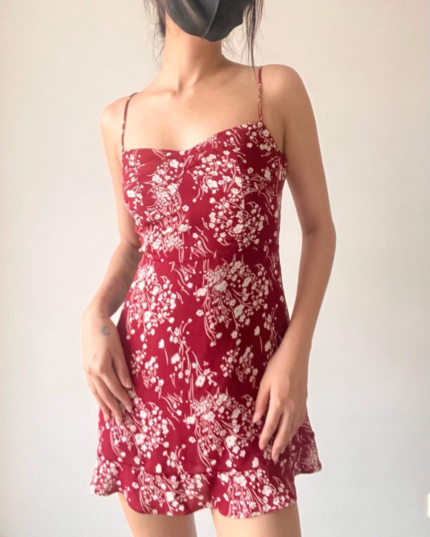 Vintage Floral Mini dress (y2k), Women's Fashion, Dresses & Sets