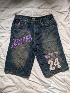 ***EXTREMELY RARE NBA LOGO JEANS #NBA #Bleached