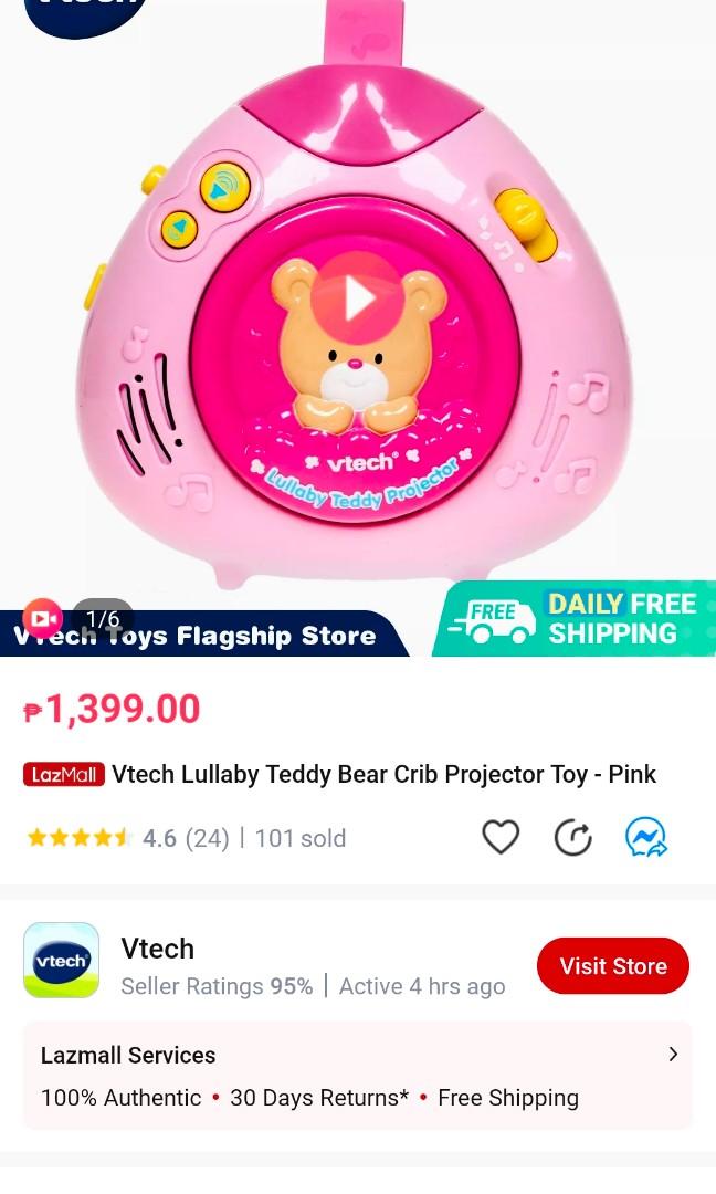 Vtech lullaby Teddy Projector (Category: Baby Monitors) located in Cavite. Submitted by dimple082 (Listing ID 1192286361, Image 2). Description: very good condition all working.