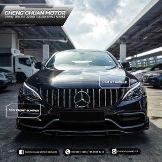 W205 C63 facelift bodykit