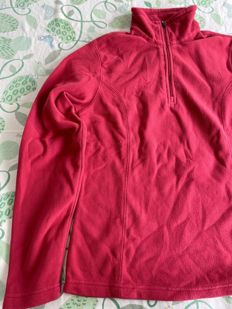 Red fleece best sale pullover women's